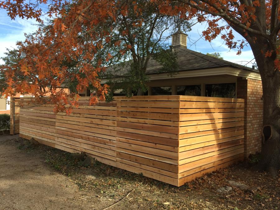 Redwoods Inc Waco - Custom Yard Fence Lumber Project