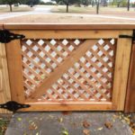 Redwoods Inc Waco - Lattice Fence & Gate Project